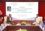 Tác giả Vương Xuân Nguyên với ấn phẩm Fidel Castro Ruz - Cuba trong trái tim nhân dân Việt Nam