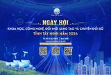 Quy mô hơn 200 gian hàng tham gia Ngày hội Khoa học, Công nghệ, Đổi mới sáng tạo và Chuyển đổi số tỉnh Tây Ninh năm 2026