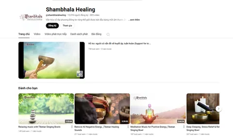 Shambhala Healing – Rung Động Âm Thanh, Đánh Thức Bình Yên Nội Tại