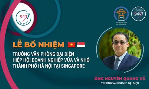 Lễ bổ nhiệm Trưởng văn phòng đại diện Hiệp hội Doanh nghiệp vừa và nhỏ TP.Hà Nội tại Singapore