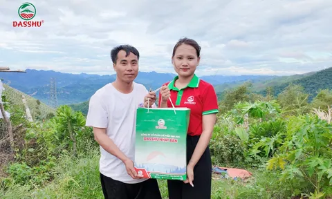 DASSHU trao tặng Z1000 GOLD, đồng hành cùng nông dân vùng cao Sơn La phát triển trồng trọt bền vững 
