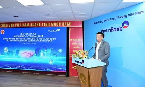 VietinBank ký kết hợp tác với Cục Thuế đồng hành cùng hộ kinh doanh, cá nhân kinh doanh, doanh nghiệp thúc đẩy chuyển đổi số