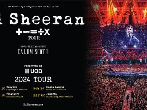 Chủ thẻ UOB hưởng đặc quyền mua vé sớm tour của Ed Sheeran tại bốn thành phố