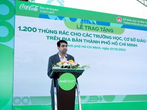 Coca-Cola Việt Nam trao tặng 1.200 thùng rác, hướng tới mục tiêu “Thế giới không rác thải”