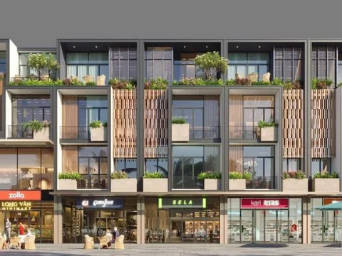 Dự án Long Vân Residences - với hệ thống shophouse bậc nhất theo lối kiến trúc Singapore