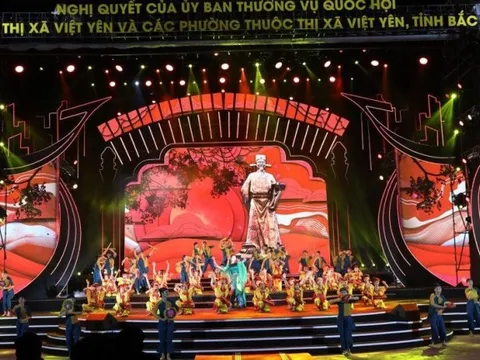 Công bố nghị quyết thành lập thị xã Việt Yên, Bắc Giang