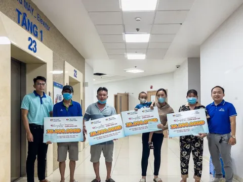 Long Châu ghi dấu ấn với dự án “Đồng hành cùng chiến binh nhí”