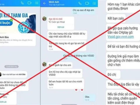 Cảnh báo mạo danh cán bộ Bảo hiểm xã hội để lừa đảo chiếm đoạt tài sản