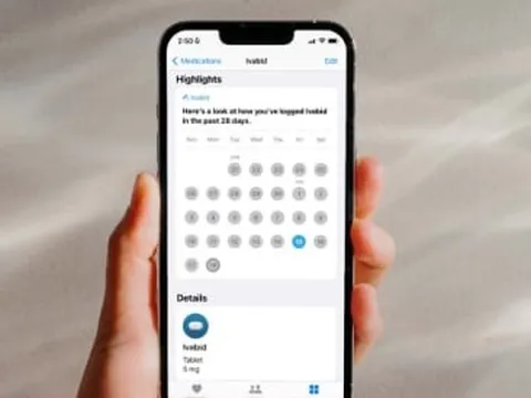 Cách đặt lời nhắc uống thuốc trên iPhone
