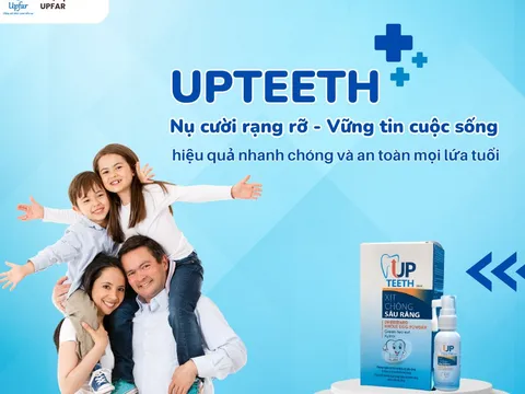 Upteeth - Bí quyết nụ cười rạng rỡ, bảo vệ răng miệng toàn diện