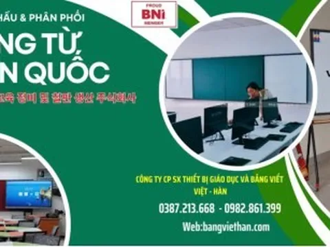 Bảng Việt Hàn- Hành trình phụng sự giáo dục bằng tấm lòng biết ơn.