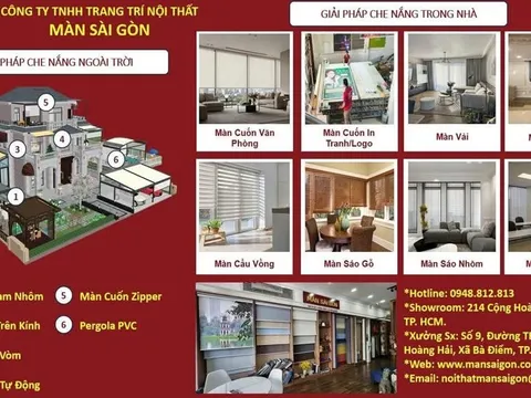 Màn Sài Gòn – Giải Pháp Chống Nắng Toàn Diện Cho Không Gian Trong Nhà Và Ngoài Trời